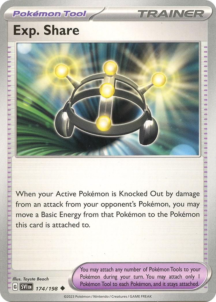Scarlet & Violet Exp. Share Pokémon card